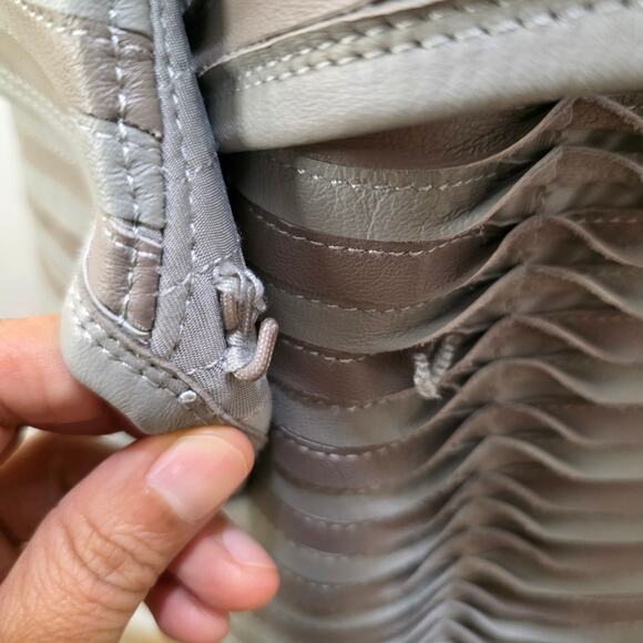 G.I.L.I. Lisa Robertson Pierced Leather Moto Vest, Light Taupe Storm Gray, 6 - Picture 3 of 7